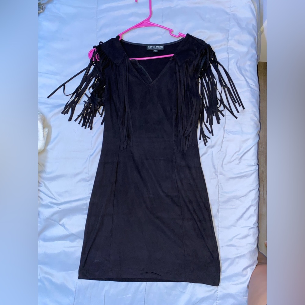 Black Fringe dress